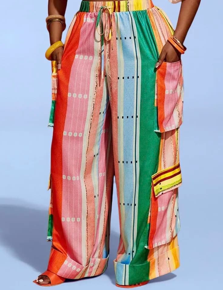 Fashbe Image of patterned pants